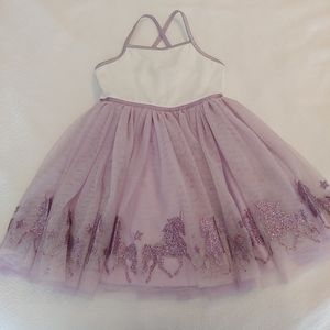 Super twirly glitter unicorn dress